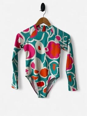 Many swimwear Ella girls long sleeve one piece swimsuit size 14 beach poolside